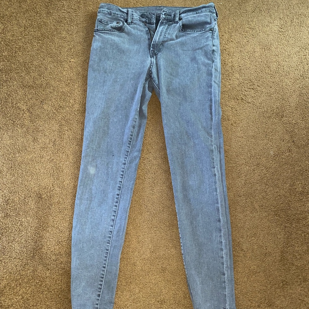 Gray Worn look skinny jeans size 32